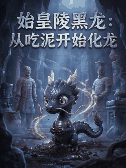哑奴漫画 始皇陵黑龙：从吃泥开始化龙 沙画配图